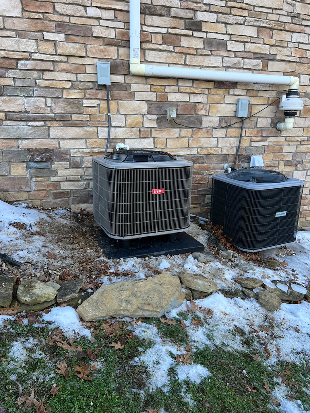 HVAC Beautification in a Beautiful Bear Run home! Richmond, KY