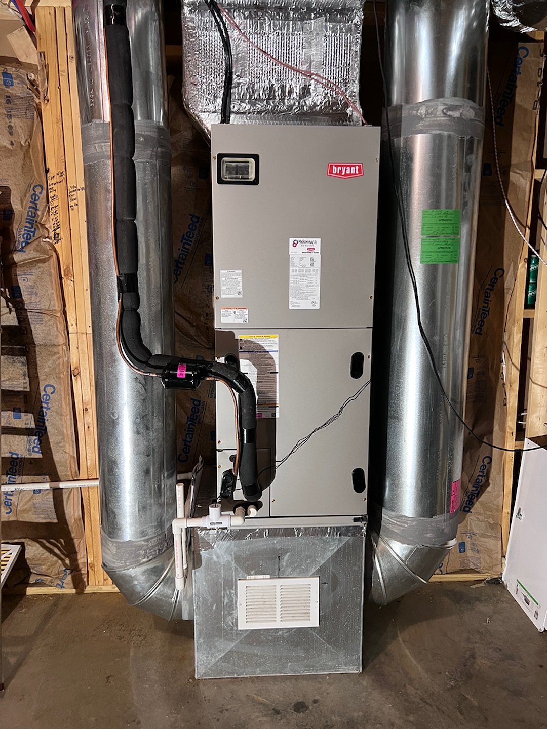 look no further! Bryant 5-Ton Heat Pump & Air Handler Changeout – Waco Heights, KY